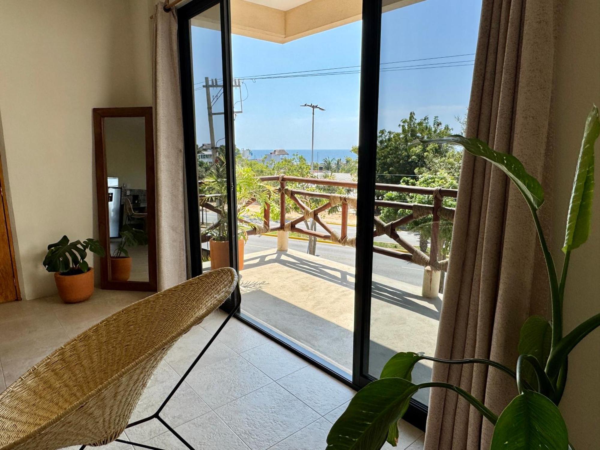 Casa Zianda - Amplios Apartamentos Con Vista Al Mar - A 7 Minutos Caminando De Playa Zicatela Brisas de Zicatela المظهر الخارجي الصورة